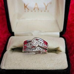 Kay Jewelers 3 Ring Diamond Set